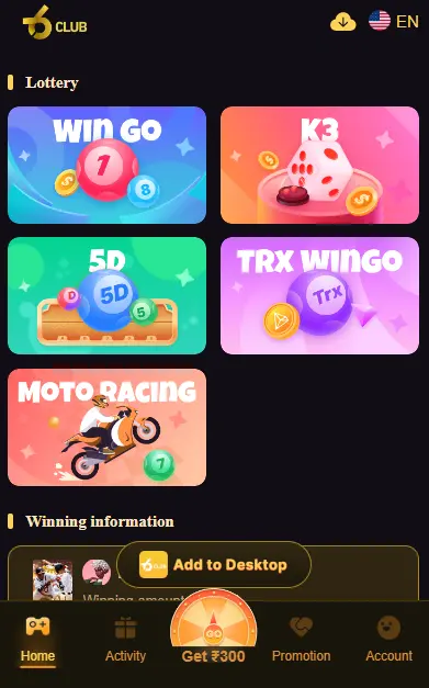 6 Club colour prediction game types